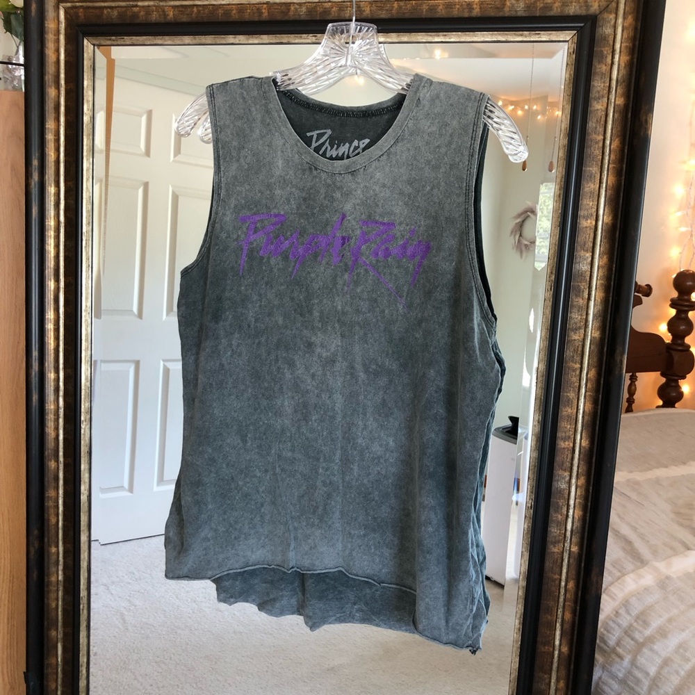 Prince Purple Rain Tank Top - Gray | Relaxed Fit